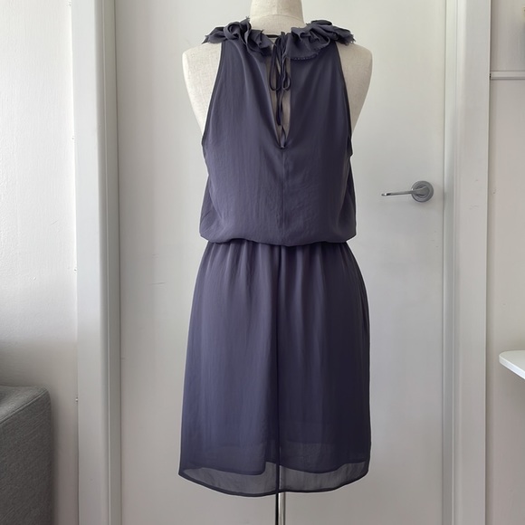 Topshop Tall - Teal Green Elegant Evening Dress with Ruffles AU 12 - Picture 8 of 15